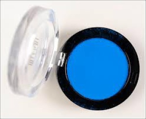 blue eyeshadow