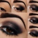 Black-and-Brown-Smokey-Eye-Makeup